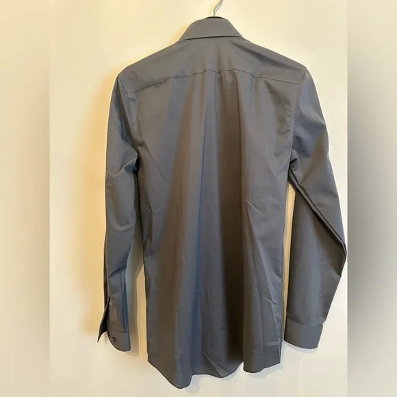 JF button down dress shirt in gray - Picture 4 of 4